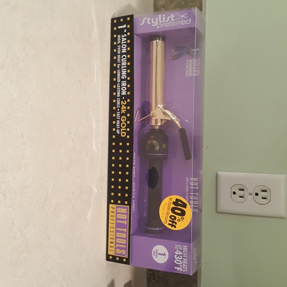 1" curling iron